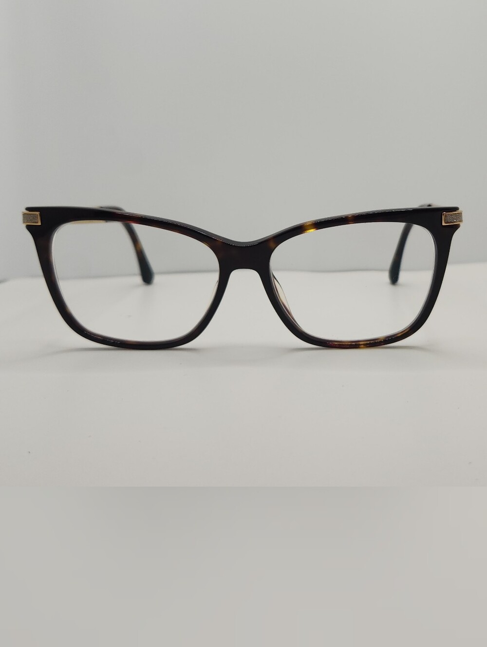 Jimmy Choo JC353 Havana Tortoiseshell Square Glasses - Brown. Frames Only